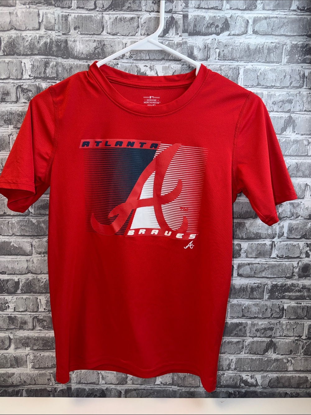 Genuine‎ Merchandise Red Atlanta Braves Short-Sleeve Tee